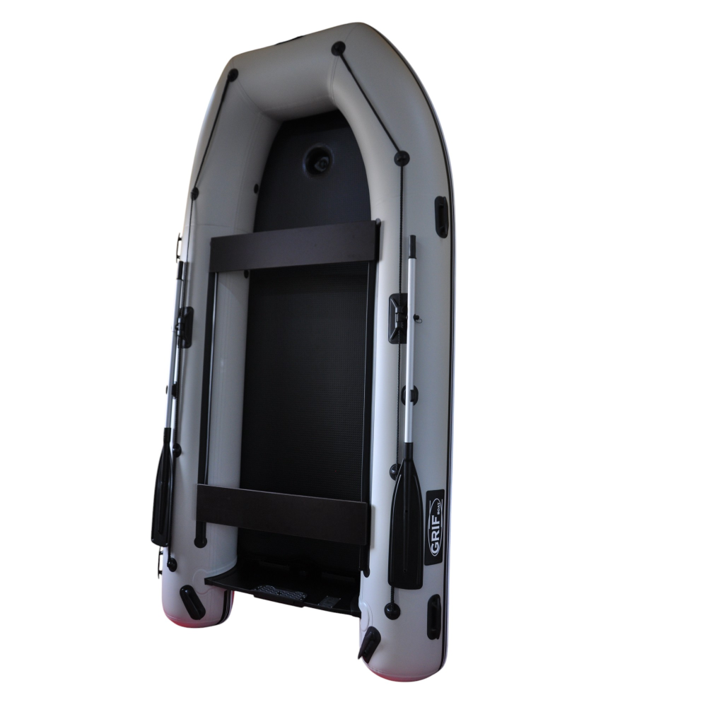 Човен пвх надувний двомісний, кільовий під мотор Grif boat GM-300KU (AD).